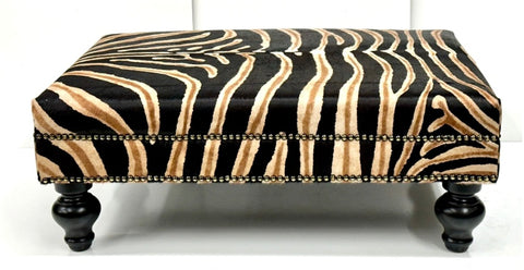 Zebra Ottoman